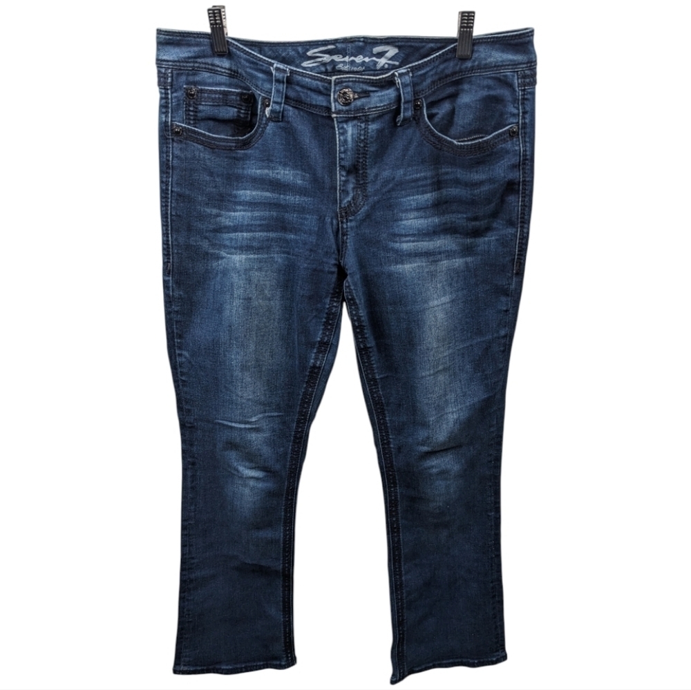 Seven7 Slim Boot Denim Jeans Sz 12